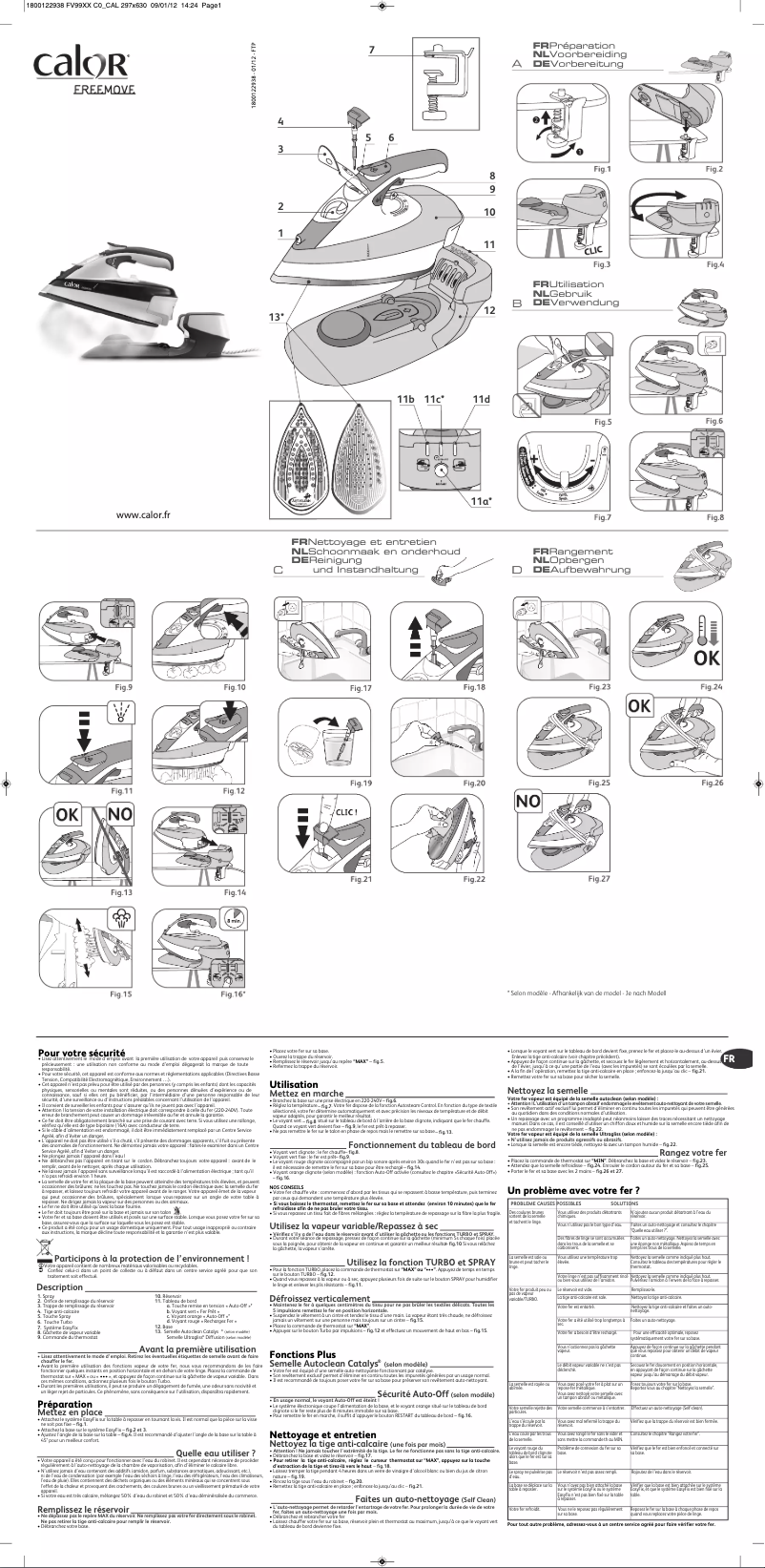 Página 1 del manual Manual de usuario Calor Freemove