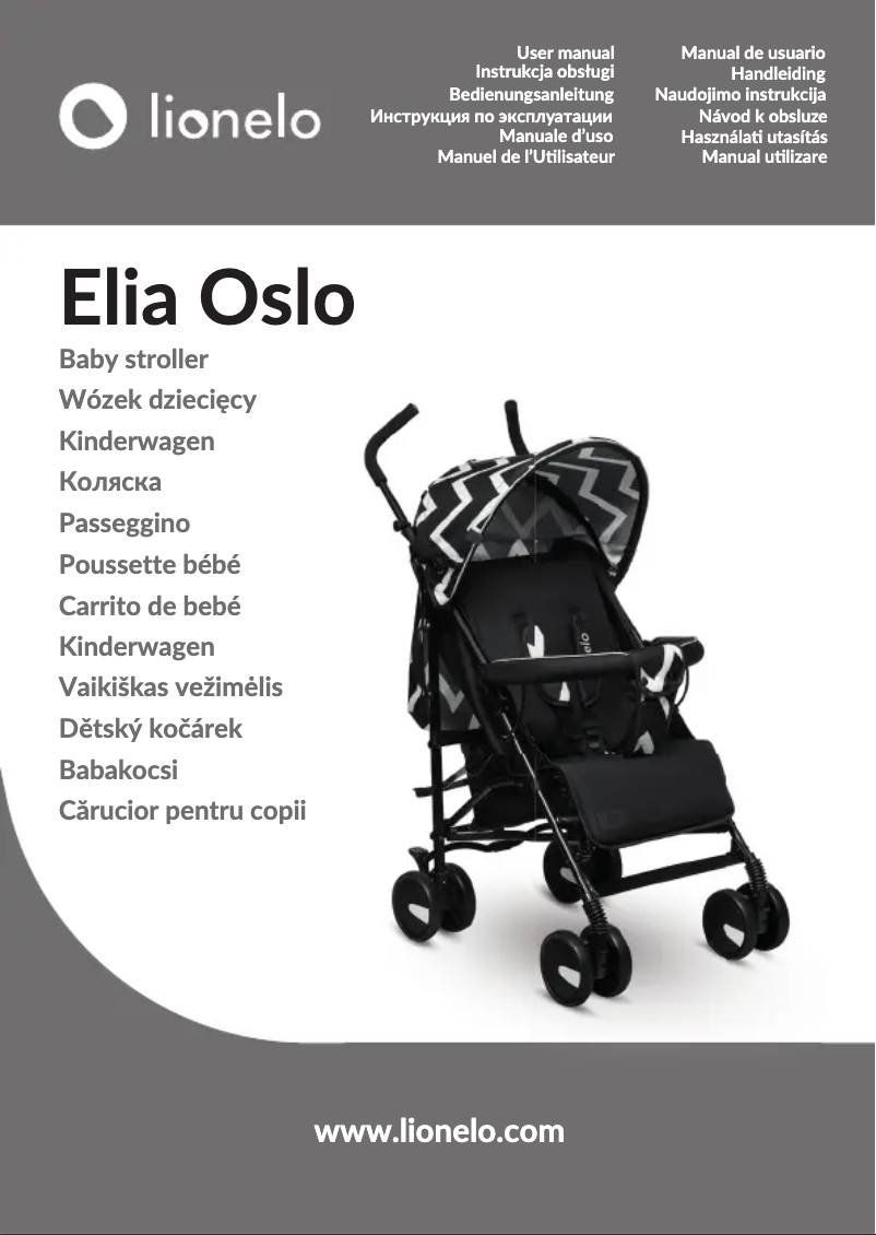 Page 1 de la notice Manuel utilisateur Lionelo Elia Oslo