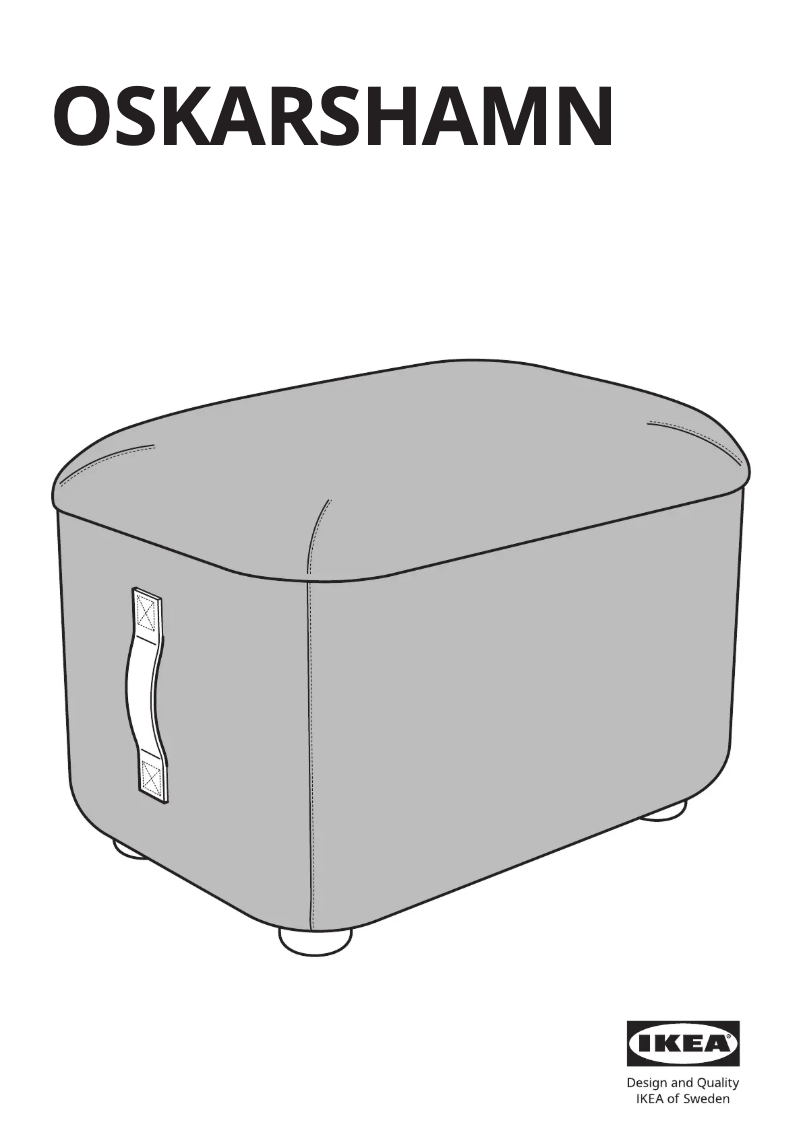 Page 1 de la notice Manuel utilisateur Ikea OSKARSHAMN 504.884.56