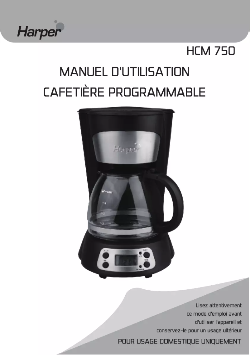 Página 1 del manual Manual de usuario Harper HCM750