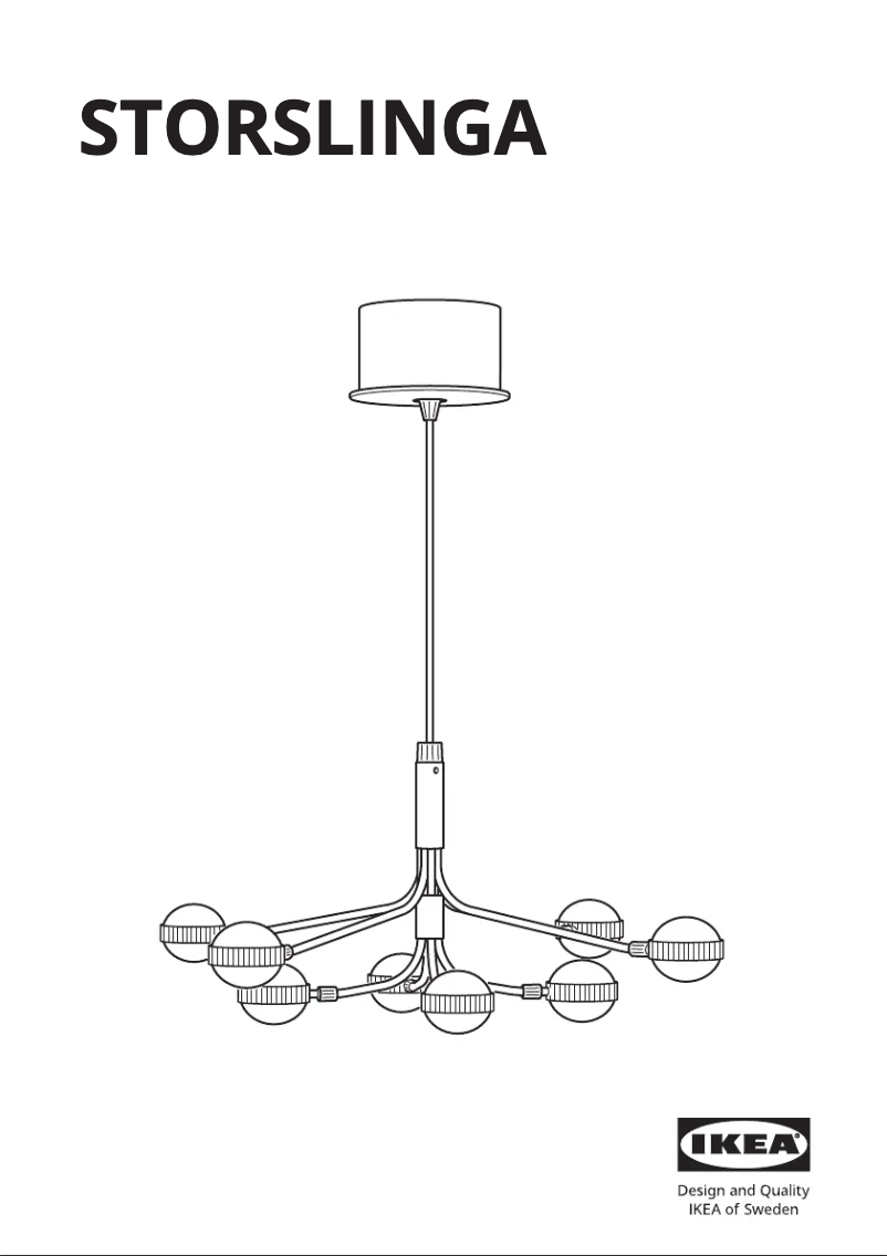 Image de la première page du manuel de l'appareil STORSLINGA 004.884.49