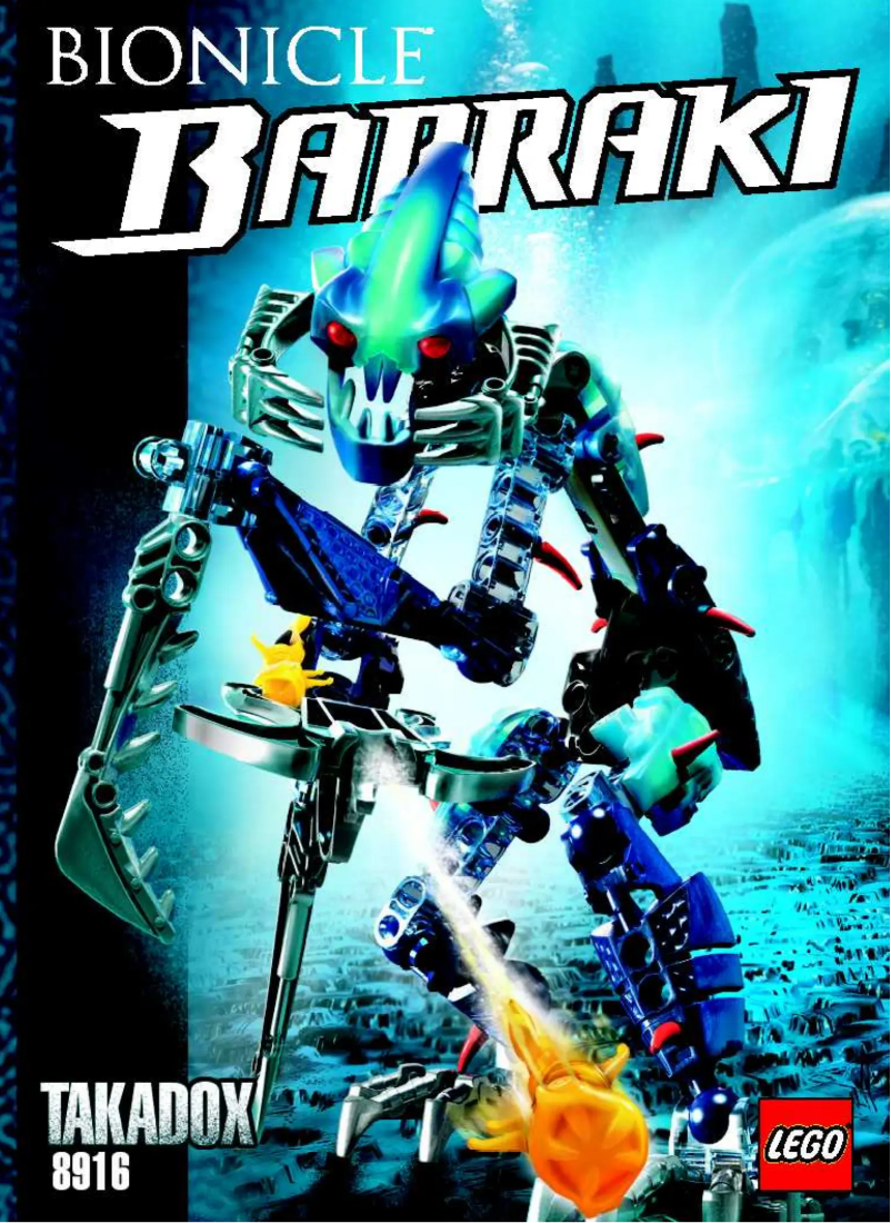 Image de la première page du manuel de l'appareil Bionicle 8916