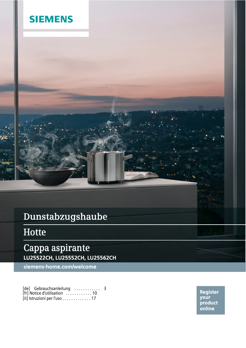 Image de la première page du manuel de l'appareil LU25522CH