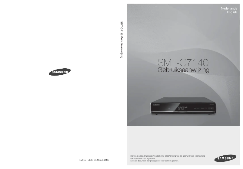 Page 1 de la notice Manuel utilisateur Samsung SMT-C7140