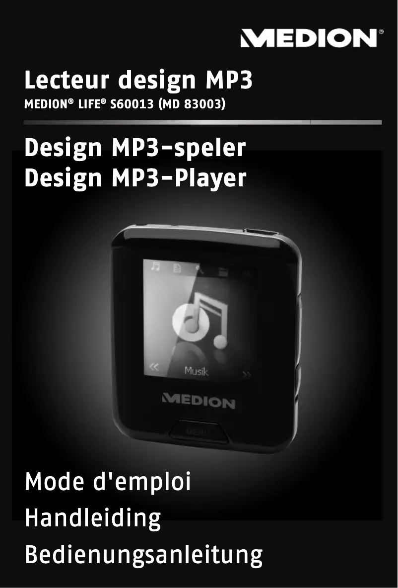 Image de la première page du manuel de l'appareil Life S60013 (MD 83003)
