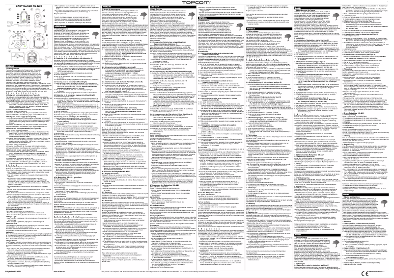 Image de la première page du manuel de l'appareil Babytalker 2100 KS-4221