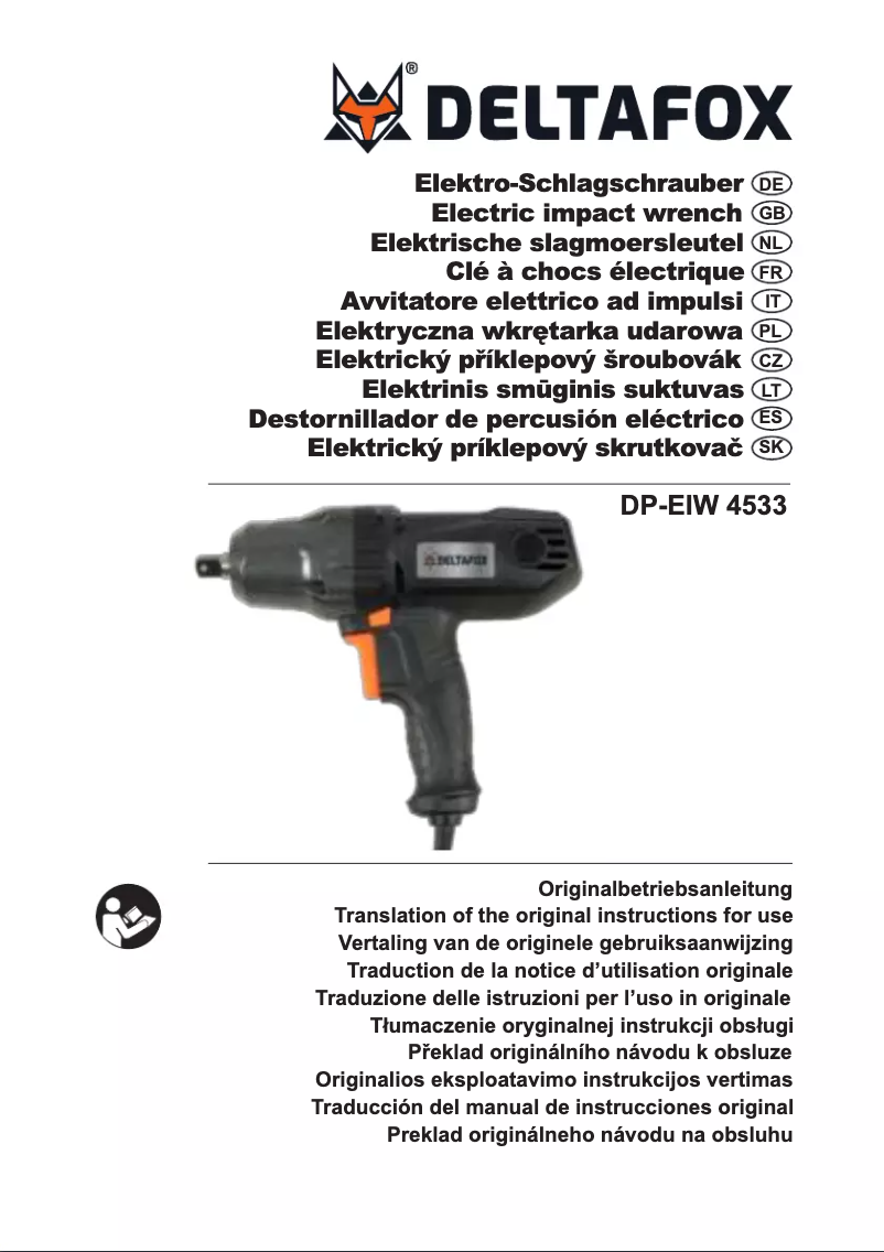 Page 1 de la notice Manuel utilisateur Deltafox DP-EIW 4533