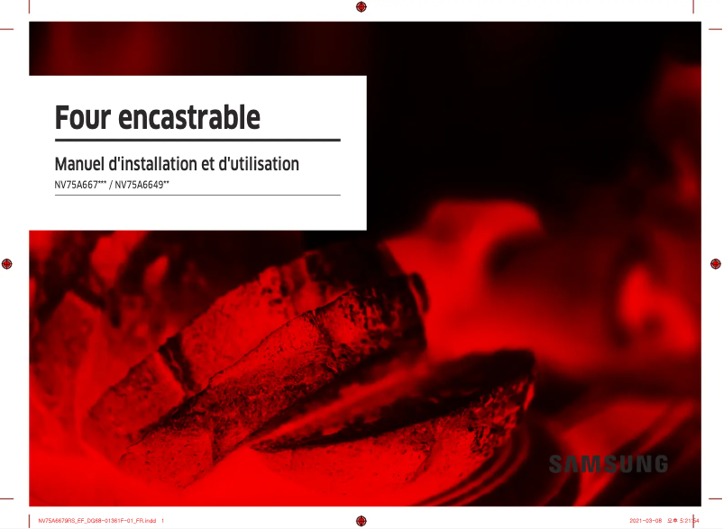 Page 1 de la notice Manuel utilisateur Samsung NV75A6679RS