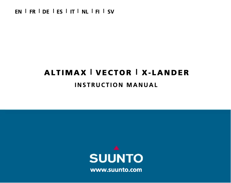 Imagen de la primera página del manual del dispositivo X-Lander Military