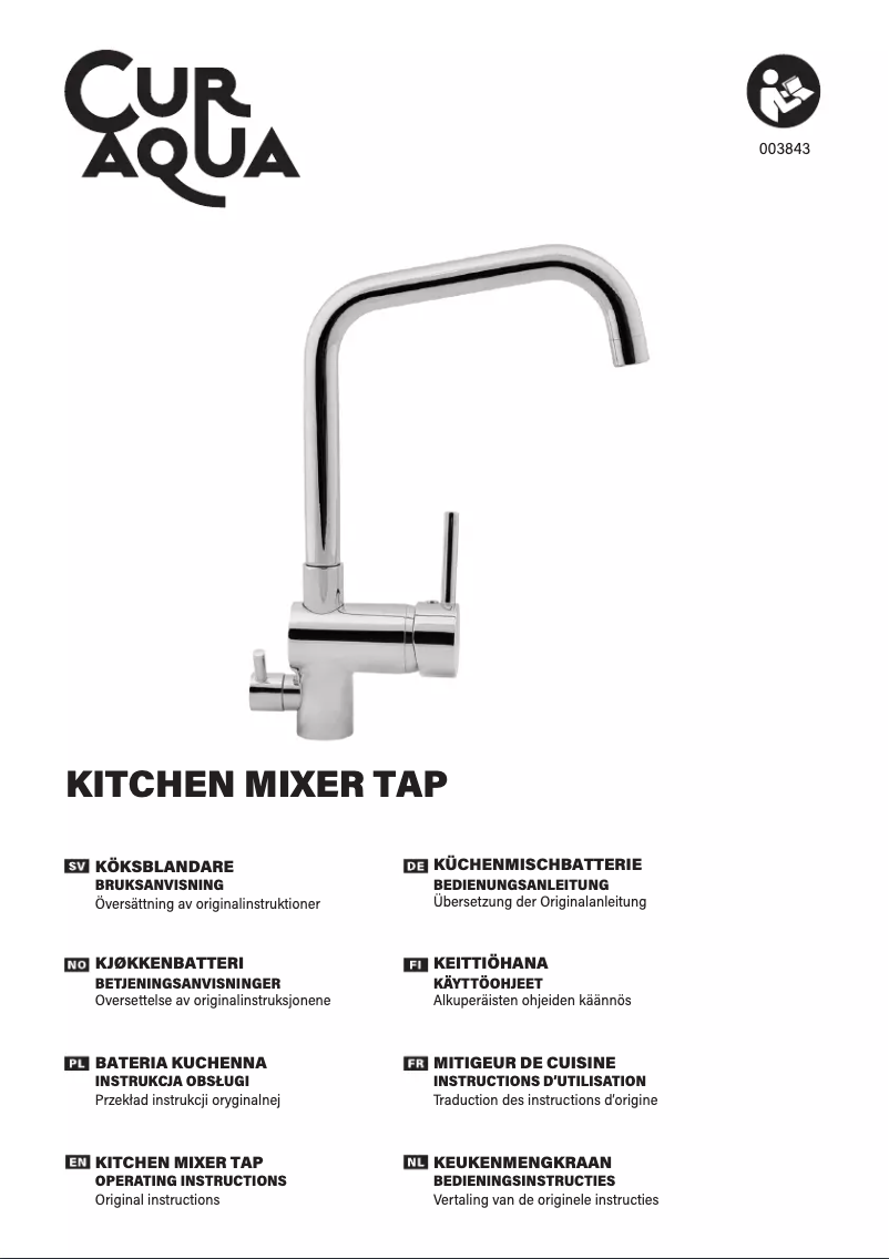Page 1 de la notice Manuel utilisateur CurAqua 003843