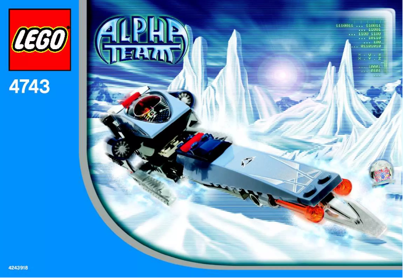 Page 1 of the manual User Manual Lego Alpha Team 4743