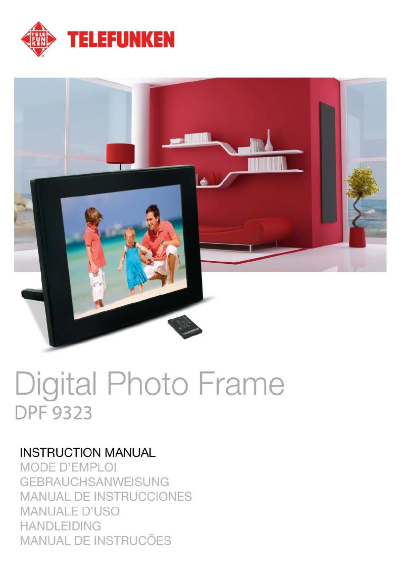 Page 1 de la notice Manuel utilisateur Telefunken DPF 9323