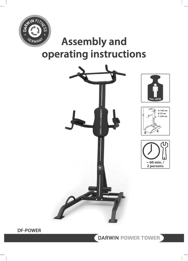 Page n°1 - Manuel utilisateur Darwin Power Tower