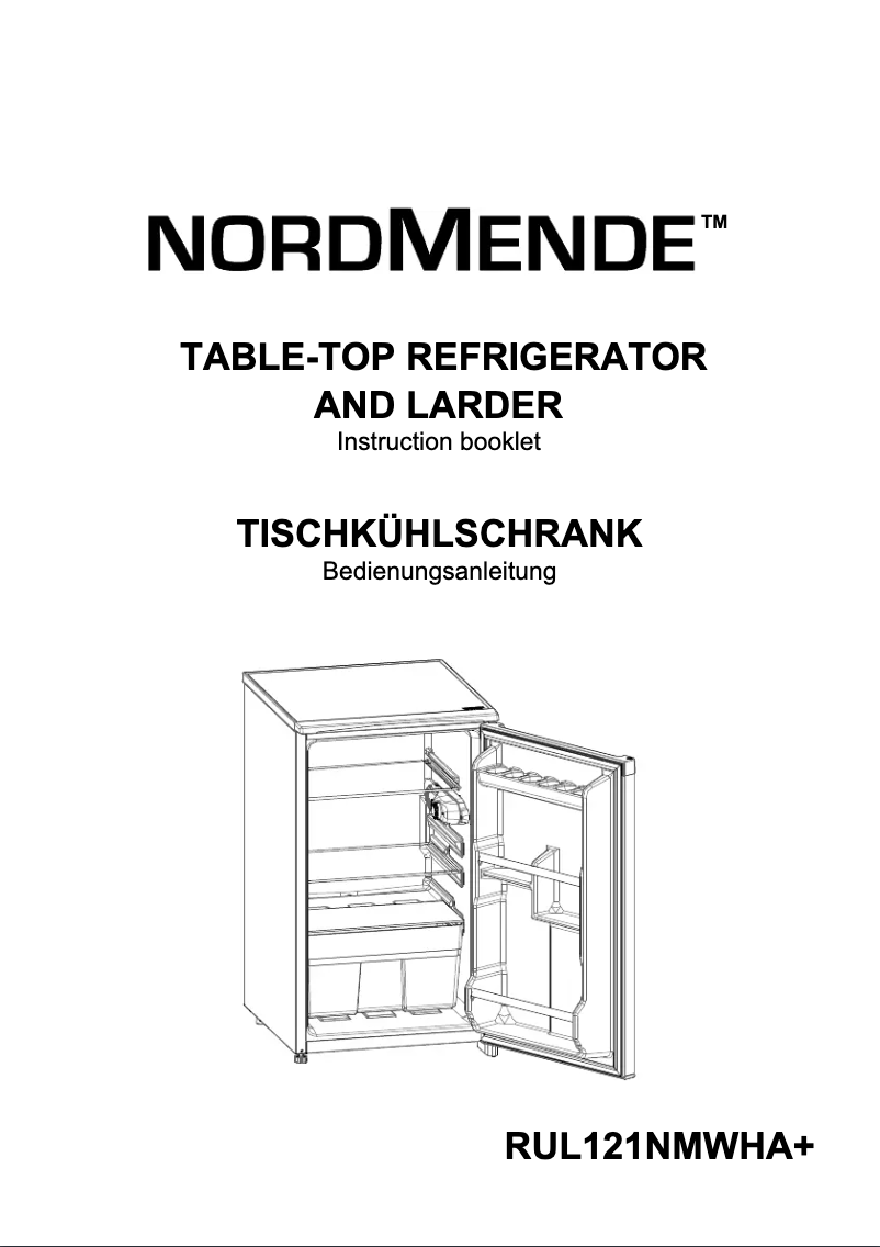 Page n°1 - Manuel utilisateur Nordmende RUL121NMWHAPLUS