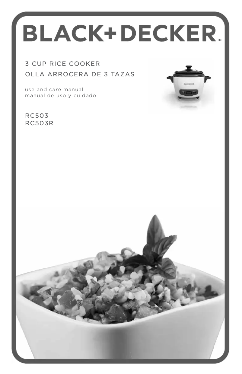 Image de la première page du manuel de l'appareil BD 3c Rice Cooker