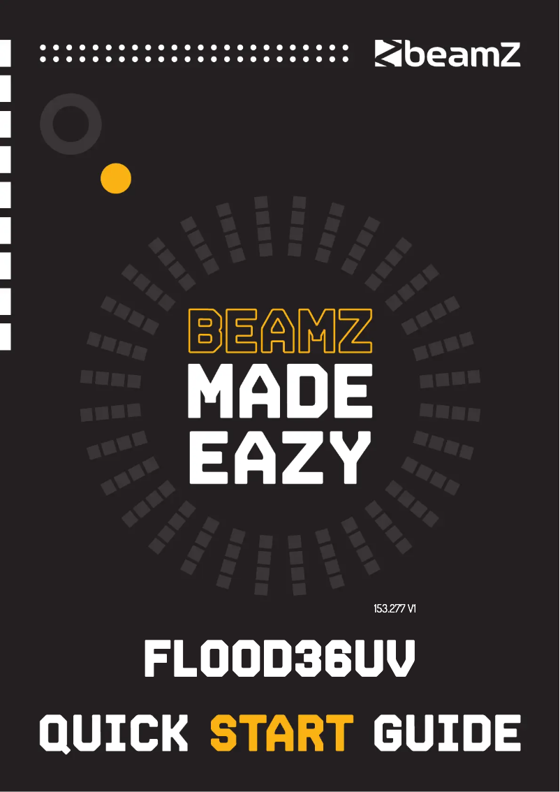 Page n°1 - Guide de démarrage rapide BeamZ FLOOD36UV