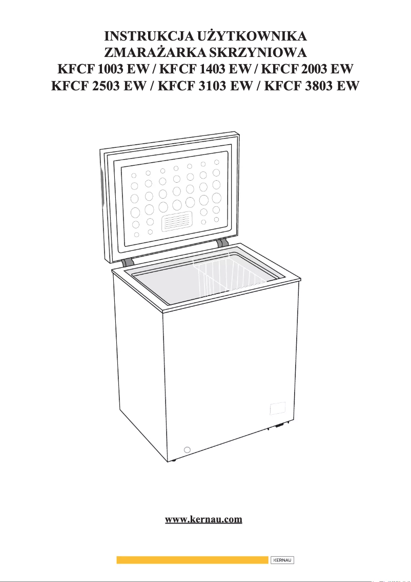 Página 1 del manual Manual de usuario Kernau KFCF 1001 W