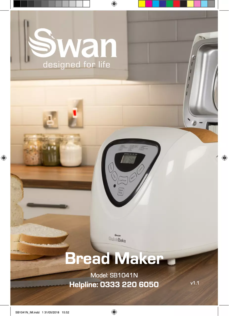 Image de la première page du manuel de l'appareil SB1041N