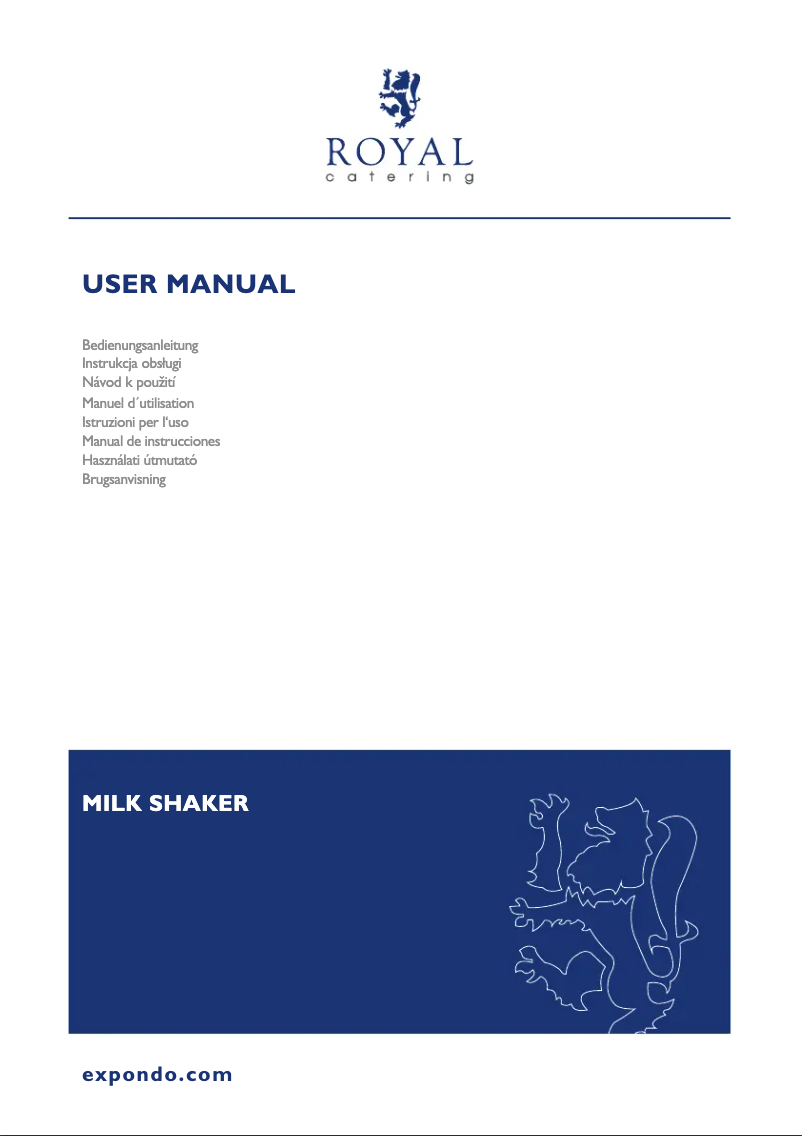 Página 1 del manual Manual de usuario Royal Catering RCPMS-160T