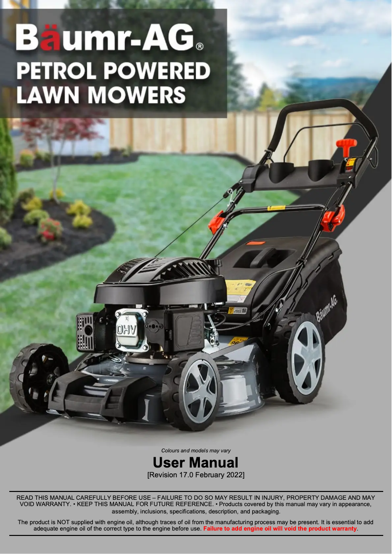 Página 1 del manual Manual de usuario Baumr-AG 720SX