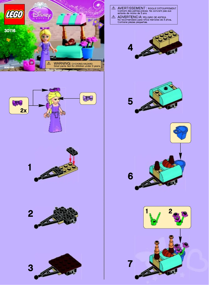 Page 1 de la notice Manuel utilisateur Lego 30116