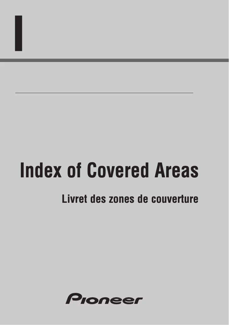 Page n°1 - Manuel utilisateur Pioneer AVIC-60D
