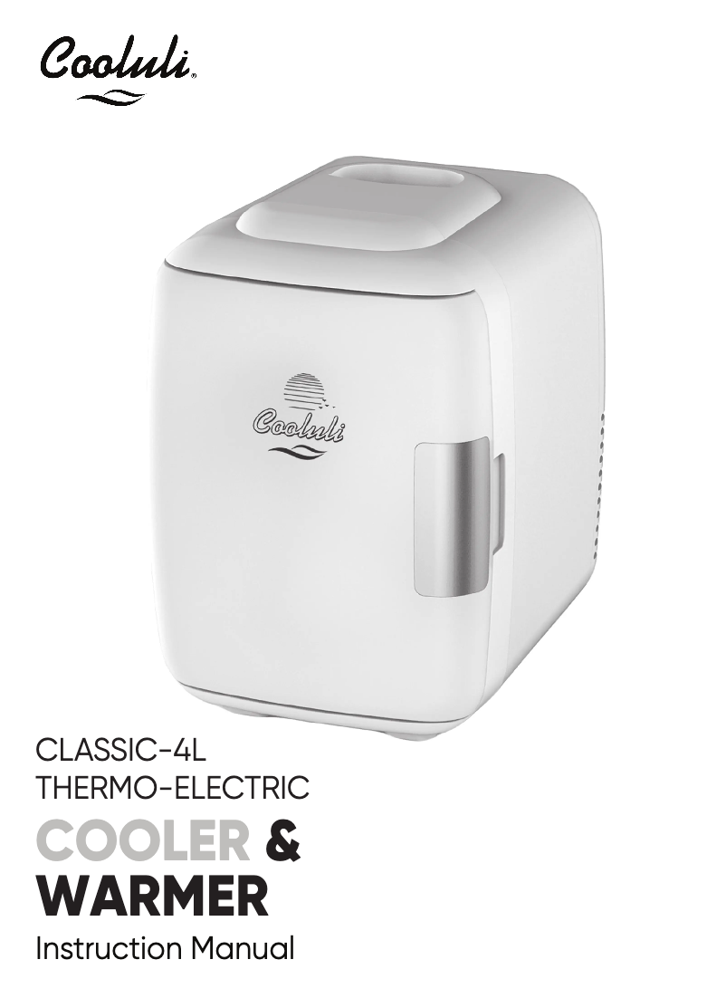 Página 1 del manual Manual de usuario Cooluli CL4LBK