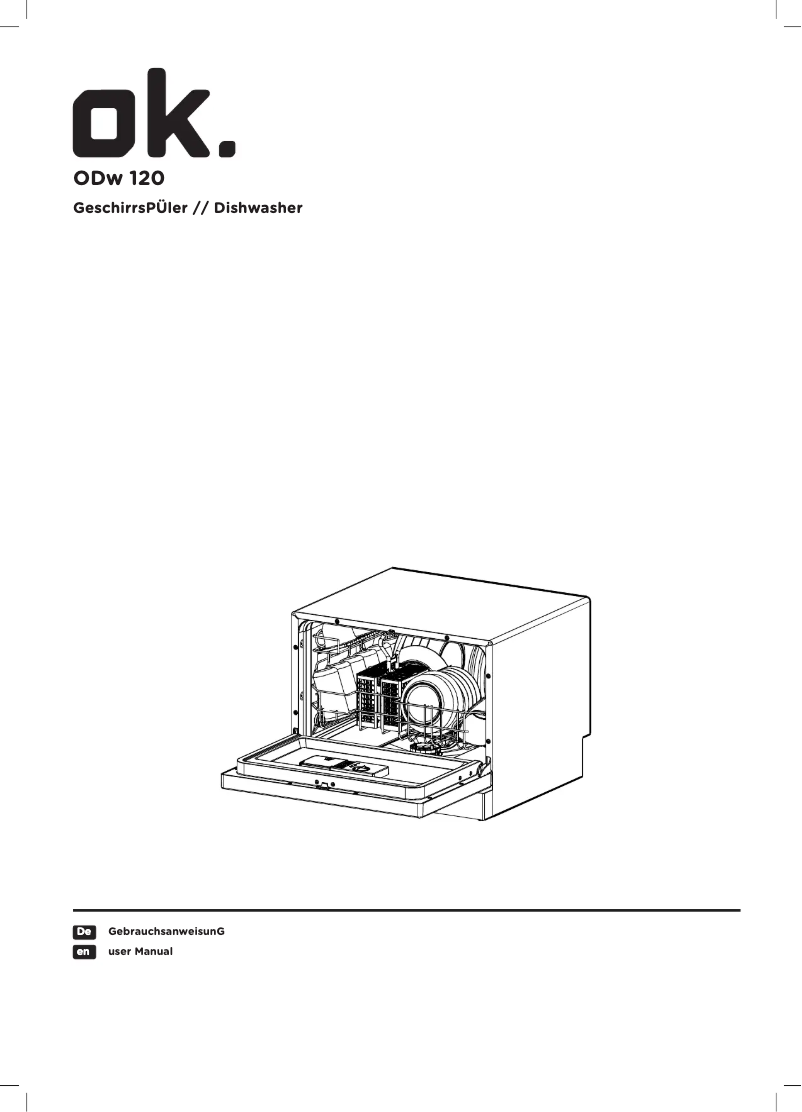Image de la première page du manuel de l'appareil ODW 120