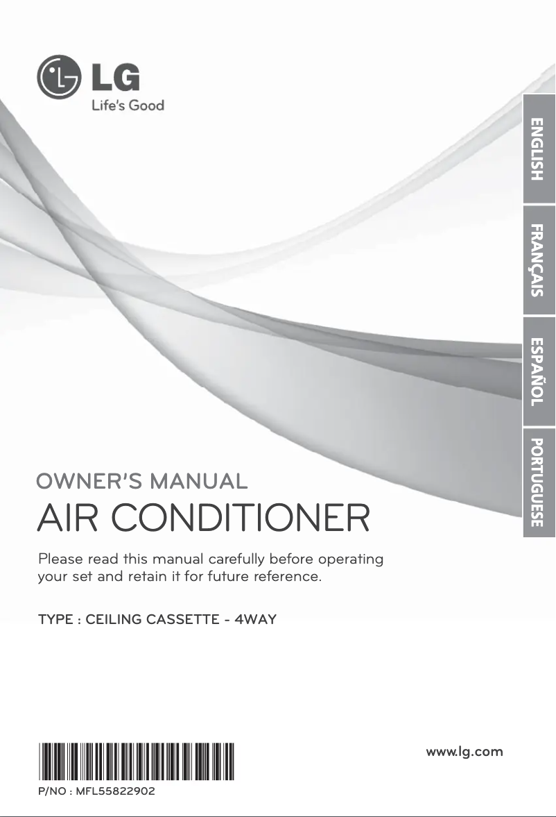 Page 1 de la notice Manuel utilisateur LG ARNU09GTRA2