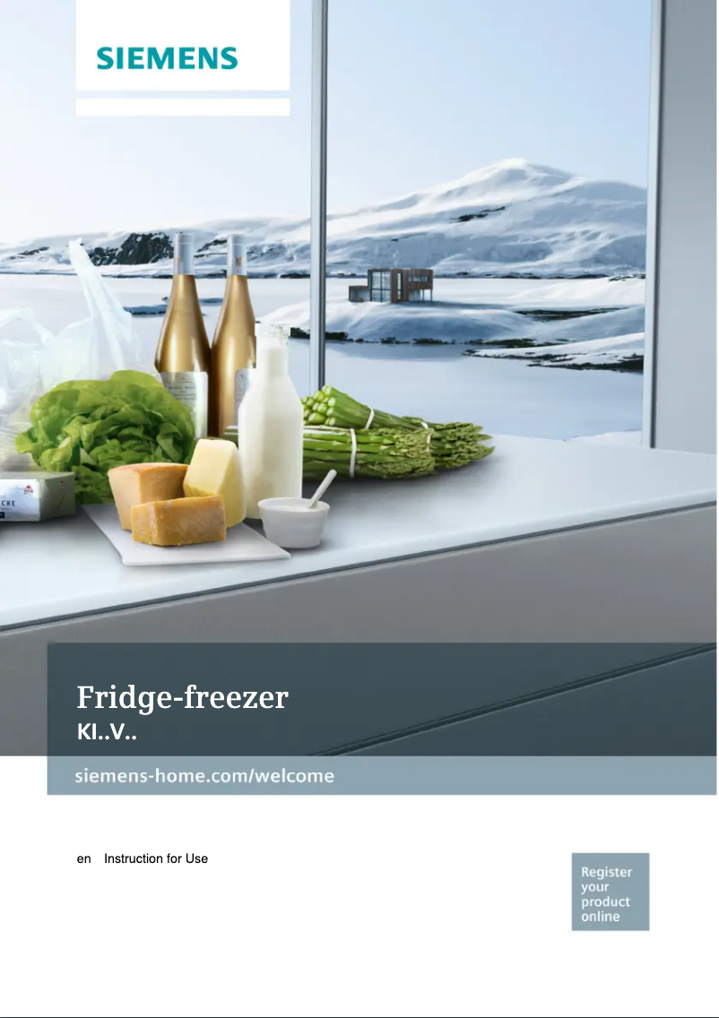 Page n°1 - Manuel utilisateur Siemens KI38VA50GB
