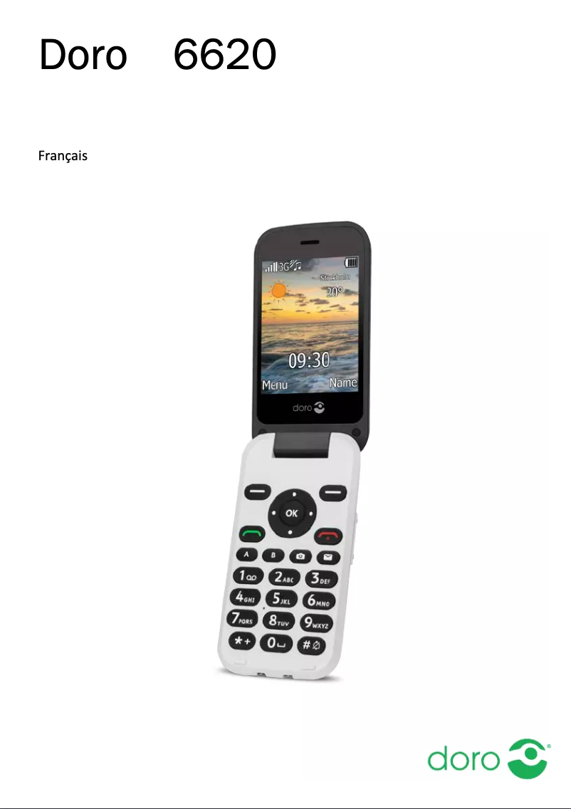 Page 1 de la notice Manuel utilisateur Doro 6620