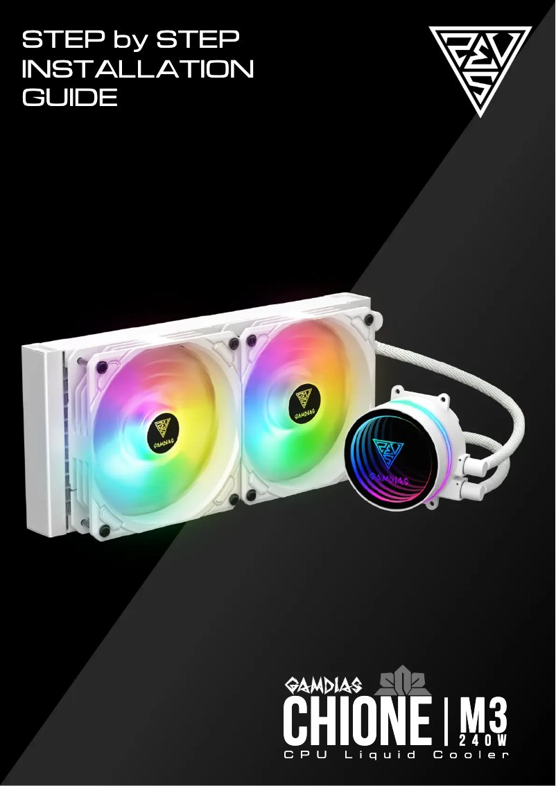 Page 1 de la notice Manuel utilisateur Gamdias Chione M3-240W