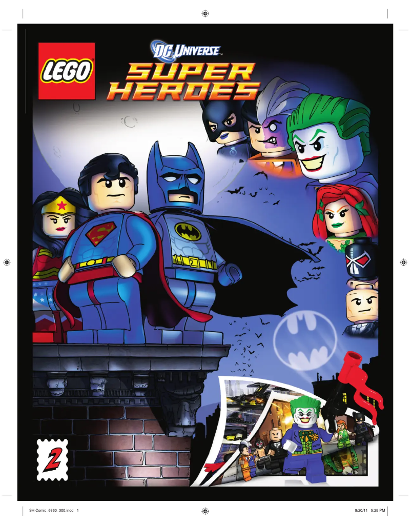 Page n°1 - Manuel utilisateur Lego The Batcave