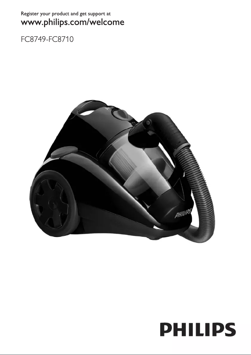 Página 1 del manual Manual de usuario Philips Performer Expert FC8722