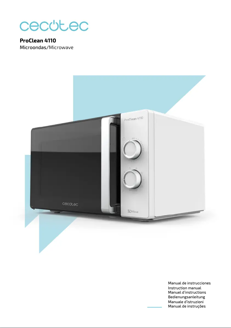 Image de la première page du manuel de l'appareil ProClean 4110