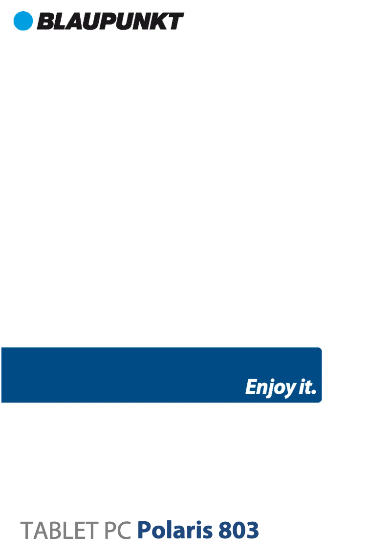 Image de la première page du manuel de l'appareil Polaris 803