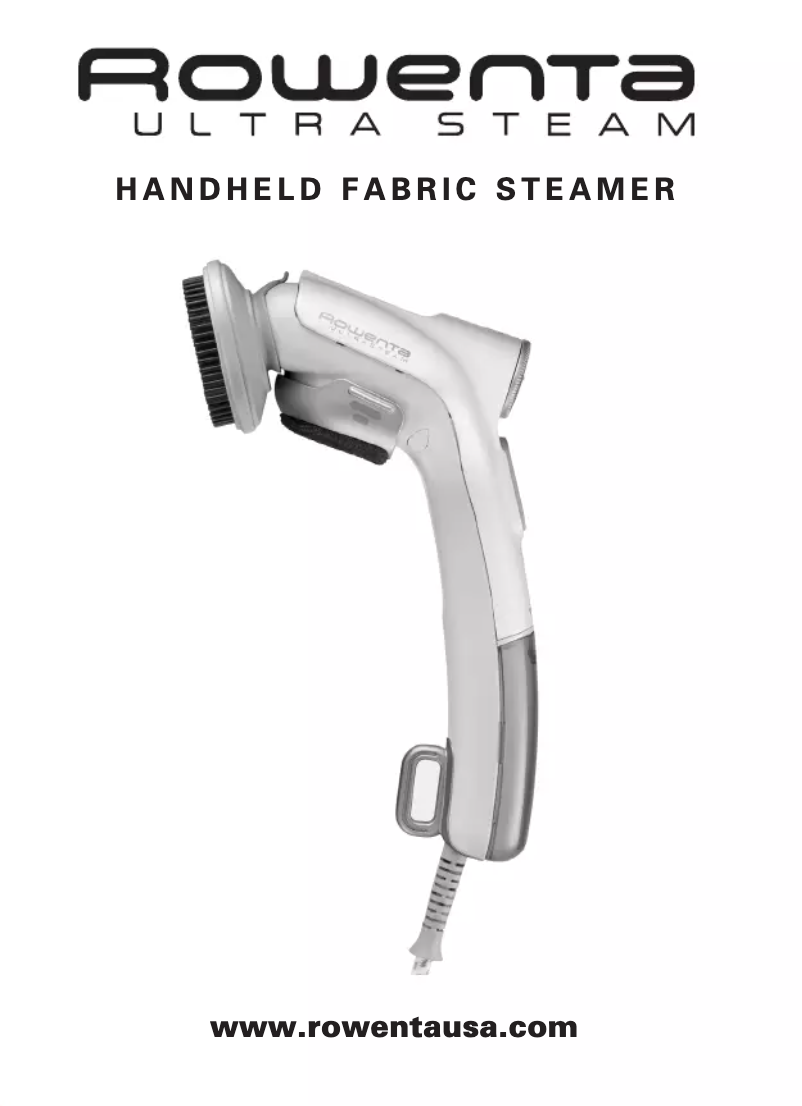 Image de la première page du manuel de l'appareil Ultra Steam DR5015