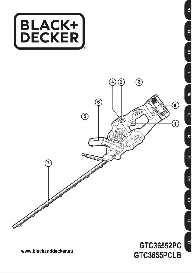 Page n°1 - Manuel utilisateur Black & Decker GTC3655PCLB