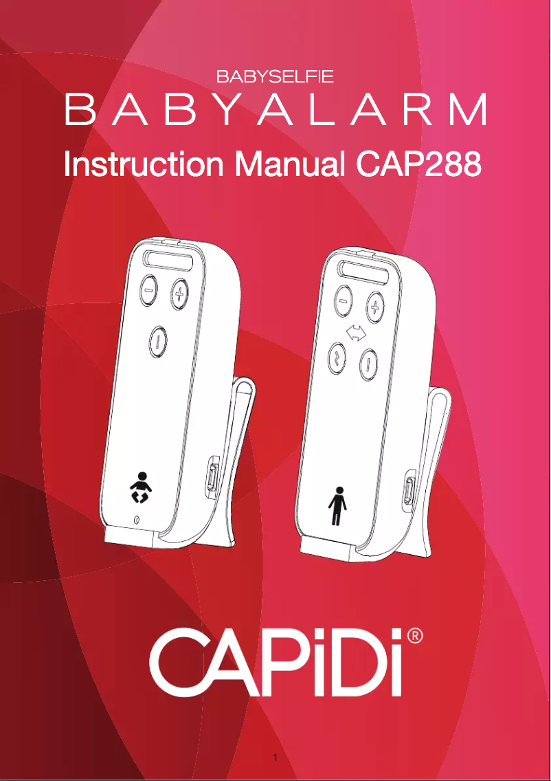 Page n°1 - Manuel utilisateur CAPiDi CAP288