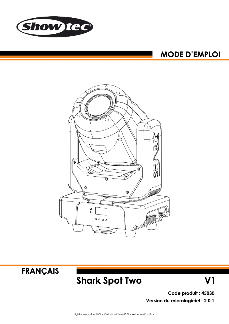 Image de la première page du manuel de l'appareil Shark Spot Two