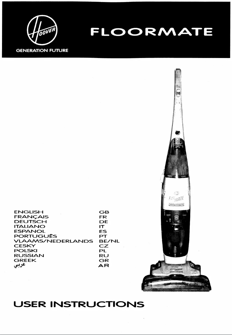 Page n°1 - Manuel utilisateur Hoover H 3000