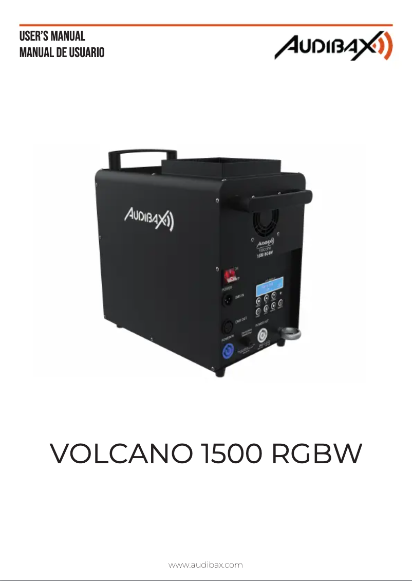 Image de la première page du manuel de l'appareil VOLCANO 1500 RGBW