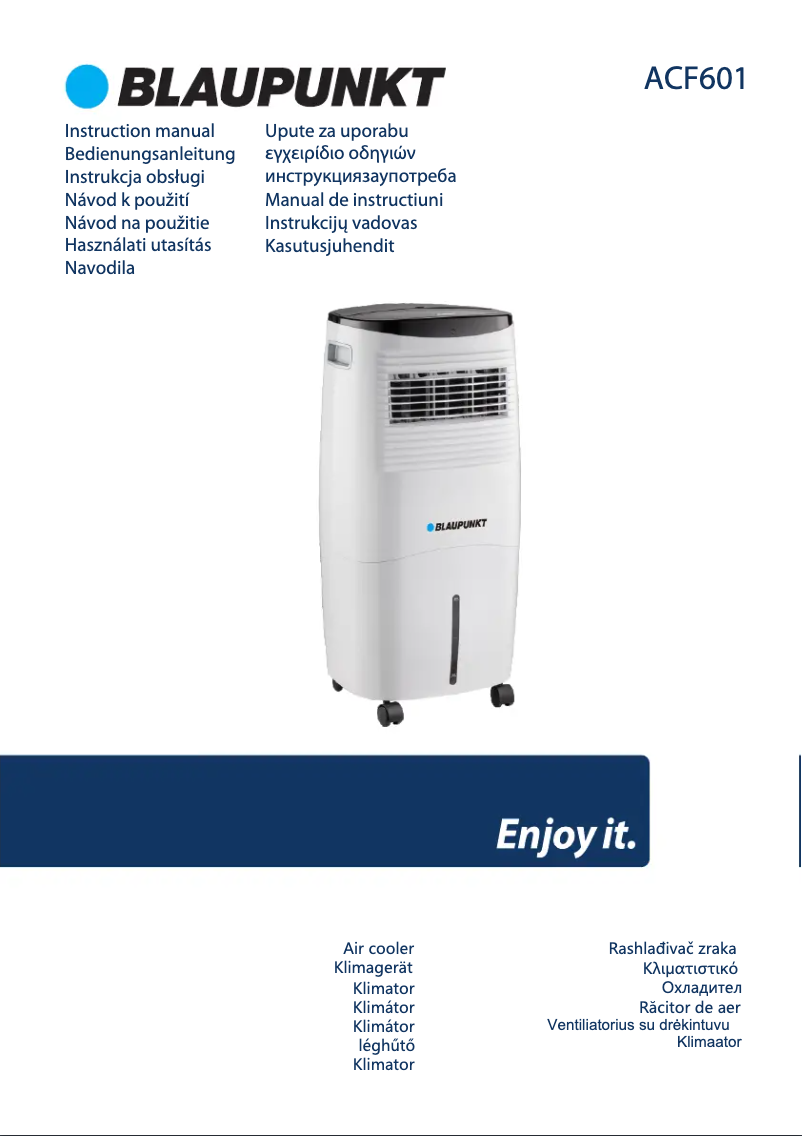 Page 1 de la notice Manuel utilisateur Blaupunkt ACF601
