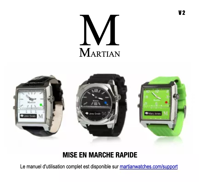Page n°1 - Manuel utilisateur Martian Passport