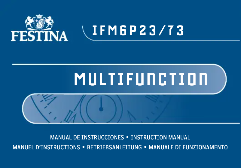 Image de la première page du manuel de l'appareil F16573