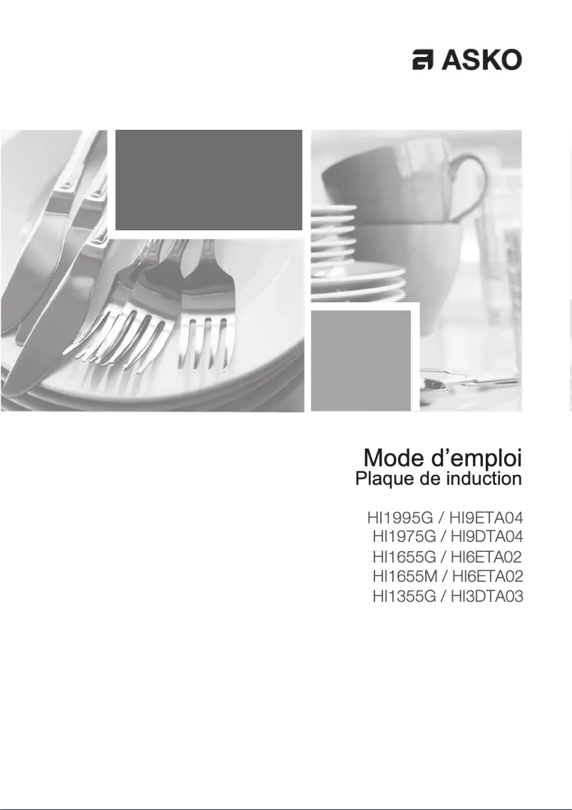 Page 1 de la notice Manuel utilisateur Asko HI1355G