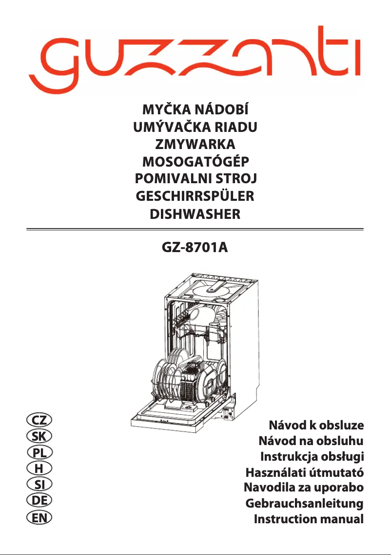 Image de la première page du manuel de l'appareil GZ 8701A
