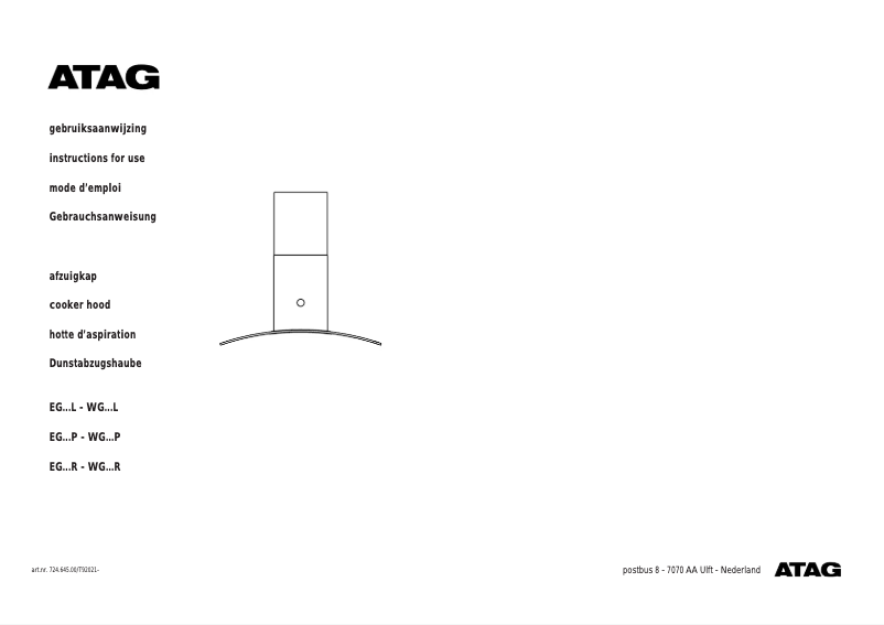 Image de la première page du manuel de l'appareil WG411P