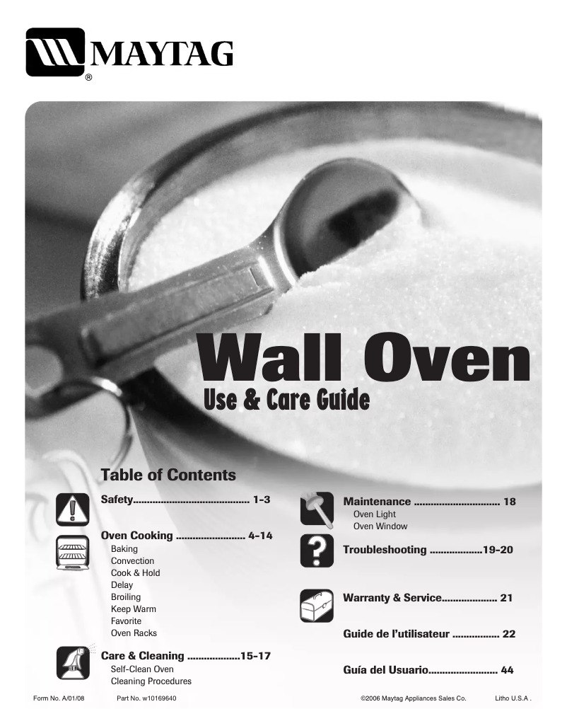 Page 1 de la notice Manuel utilisateur Maytag MEW5627DDS