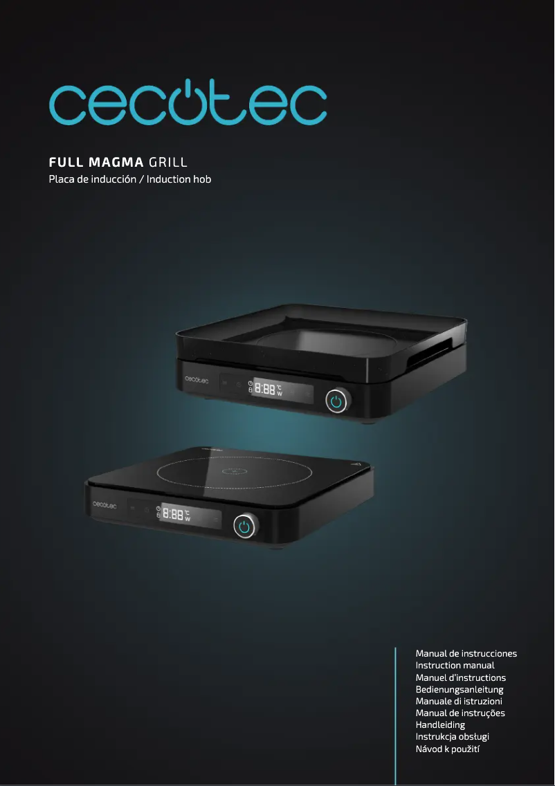 Page n°1 - Manuel utilisateur Cecotec Full Magma Grill